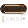 noTrash2003 Table bowling, mini bowling track, set with 10 pins,
