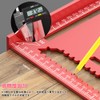 KASELIN Triangular Ruler, Woodworking, Right Angle Ruler, Circular Saw, Aluminum