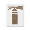Fire Extinguisher Stencil - Mylar Stencils, Durable Stencils for Heavy-Duty