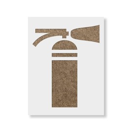 Fire Extinguisher Stencil - Mylar Stencils, Durable Stencils for Heavy-Duty Warehouse Marking