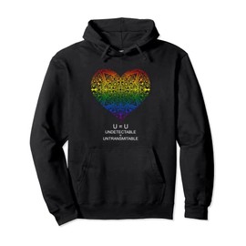 U=U Undetectable Equals Untransmittable HIV Awareness Pullover Hoodie
