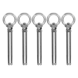 MECCANIXITY Concrete Eye Bolt Expansion Eyebolt M8*80mm 304 Stainless Steel Expansion Lifting Bolts Ring Screw Eyes for Ceiling Concrete Wall Brick Masonry, Pack of 2