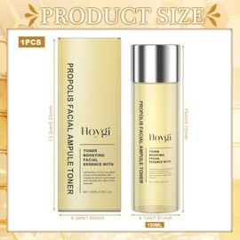 Honey Toner Gesichtswasser mit Propolis Extrakt &Hyaluronsäure, Ceramid NP,Koreanisches Glow-Serum,Verfeinerung des Hautbildes,Anti-aging Gesichtsserum für alle Hauttypen (100ml)