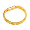 Sinalty Stainless Steel Cuban Link Bracelet Gold Silver Curb Chains