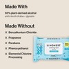 The Honest Company Fragrance-Free Sanitizing Alcohol Wipes, Antibacterial with Aloe,