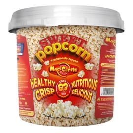 Popcorn Mega Bucket Bundle - Sweet Popcorn 600g - 12 Cartons - 1 Popcorn Scoop