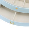 Travel Jewelry Case Portable 2 Layers PU Leather Jewelry Storage