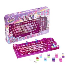 Clickeez Keyboard Mega Pack - The Ultimate Starter Set | Includes Storage Keyboard & 15 with Exclusive Mega Pack Characters | Clickable Collectables | Ages 6+