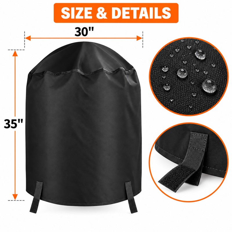 Waterproof BBQ Grill Cover for Outdoor Protection – Anti-UV Fade-Resistant