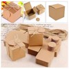 100PCS DIY Gift Box Kraft Paper Favor Boxes - 5x5x5cm