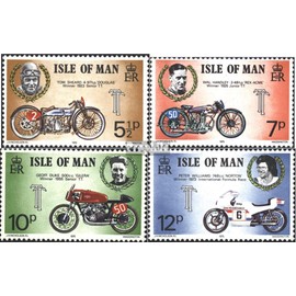 united kingdom - Isle Of Man 60-63 (complete.issue.) unmounted mint/never hinged ** MNH 1975 Motorcycle Racing (Stamps for collectors) Cars/road traffic