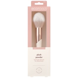 EcoTools Luxe Plush Powder Makeup Brush for Blush & Bronzer, Works Best With Powder Makeup, Luxurious and Glamorous, Eco-Friendly Premium Makeup Brush, Synthetic Bristles, Pink, 1 Count