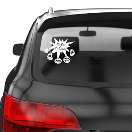 BESTDECOR4YOU Shouting Lips with My Body My Choice Feminist Slogan Sticker for Windows, Cars, Trucks - Motivational My Body My Choice Women's Protest Vinyl Stickers for Car Glass