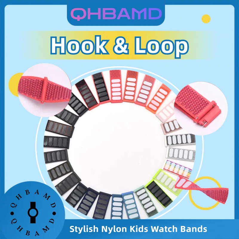 QHBAMD 3 Pack Adjustable Nylon Watch Bands, Compatible with Gabb/Gizmo/SyncUP