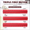 Fumete 12 Pack 6 Inch Architectural Engineering Scale Rulers Small