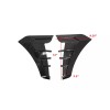SDZ Carbon Effect Flexible Fender Side Air Vents Grilles Diffuser