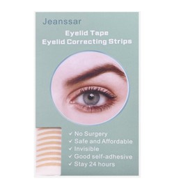 Jeanssar 400Pcs 2.5mm Eyelid Tape, Invisible Eyelid Strips,Droopy Eyelid Lifter, Instant Eye Material for Makeup Natural Look for Women,Small