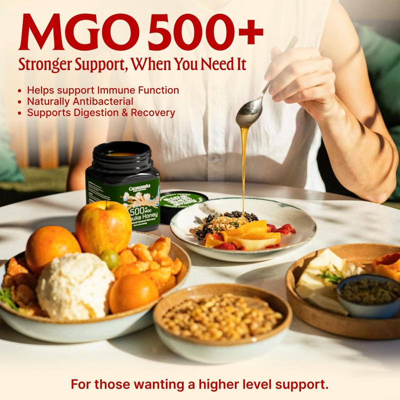 Caramanuka Manuka Honey MGO 500 – 100% Raw & Unfiltered