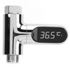 BuyWeek Shower Thermometer, LED Digital Baby Bath Thermometer, Aluminium Shower