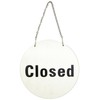 Stalwart U065 Stainless Steel Door Sign - Open and Closed