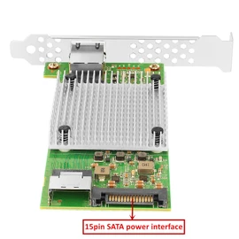 Euqvos 10 Gigabit M.2 to RJ45 NIC, Intel 82599 Controller, Single-Port RJ45, M Key, with SFF 8087 0.35m(1.1ft) Cable, 10 Gigabit Ethernet Expansion Card for Windows/Windows Server/Linux