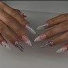 LIyun&Hang 3D Press on Nails French With Magic Pink Tip