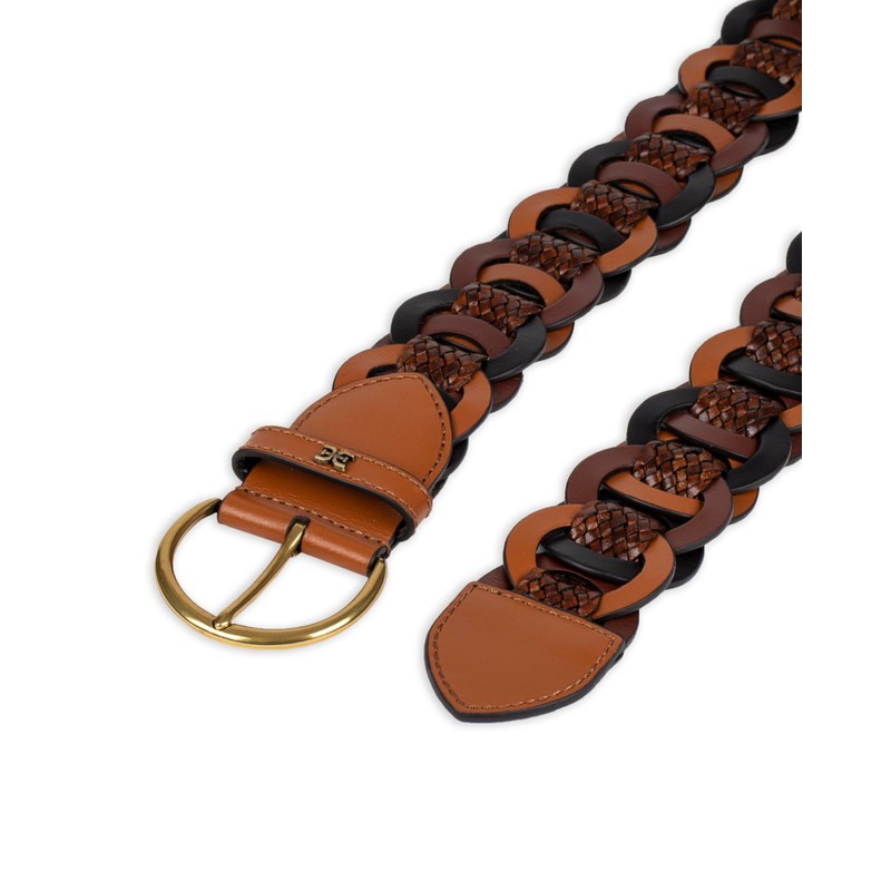 Sam Edelman 38 MM LINK WOVEN BELT