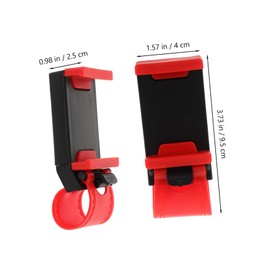 Gadpiparty Stroller Phone Holder Car Phone Mount for Steering Wheel Shopping Cart Golf Cart Bike and Motorcycle Enhanced Safety and Broad Compatibility Red