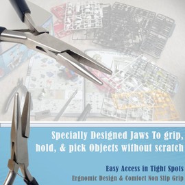 A2Z 30pc Gundam Model Building Universal Tool Kit Hobby Model Assembling Craft Tools Set Used for Cars Airplanes Buildings Gunpla Robots Miniatures Models Repairing & Fixing Made of Stainless Steel