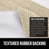 GORILLA GRIP Bath Rug Mat 44x26, Thick Soft Absorbent Chenille,