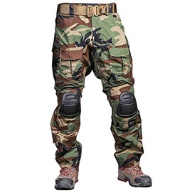 EMERSONGEAR Gen3 Paintball Pants with Knee Pads Military Combat Trousers Army Airsoft Combat BDU Pants WL Small