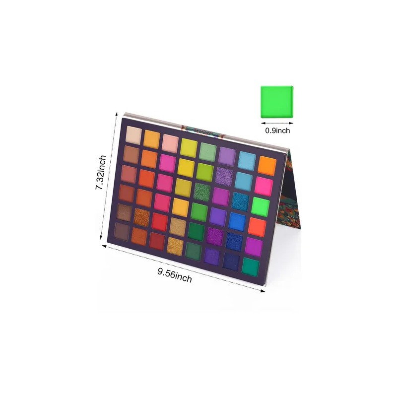 Paleta de Sombras Ucanbe Exotic Flavor con 48 Tonos de