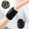 2Pcs Wrist Wraps Black Adjustable Breathable Elastic Skin Friendly Soft