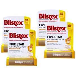 Blistex Five Star - Protección de labios, 15 onzas (paquete de 4)