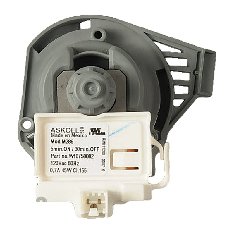 Whirlpool W10914557 Dishwasher Drain Pump