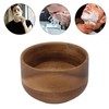 Wooden Men Shaving Bowl Burr Free Compact Shaving Cream Cup