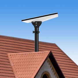 Starlink Mini Mount Pipe Adapter - 160° Adjustable Tilt Angle, Compatible with Starlink Mini Antenna Wall Panel, Durable Black Design