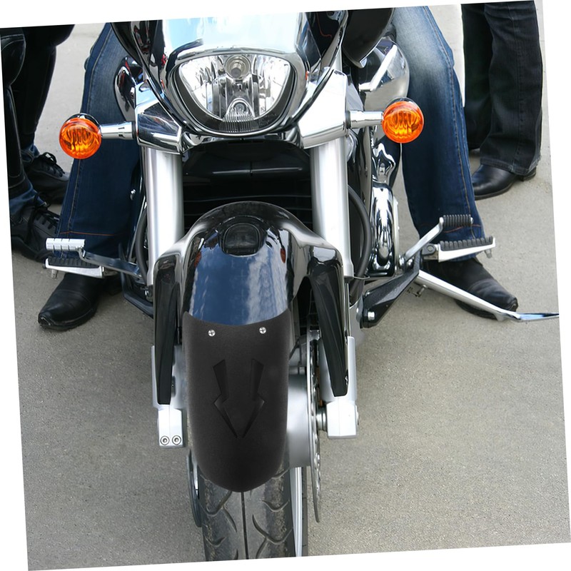 BUGUUYO Motorcycle Front Mudguard Splash Guard for Mud and Debris