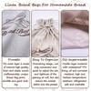 Consss Reusable Sourdough Bread Bag, 20" X 14" Linen Bread