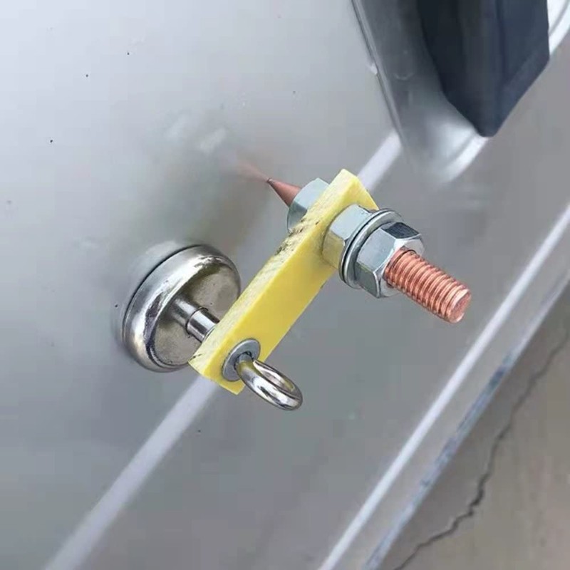 GYSRXS Magnetic Welding Support Strong Magnetism Fix Grounding Clamp Support