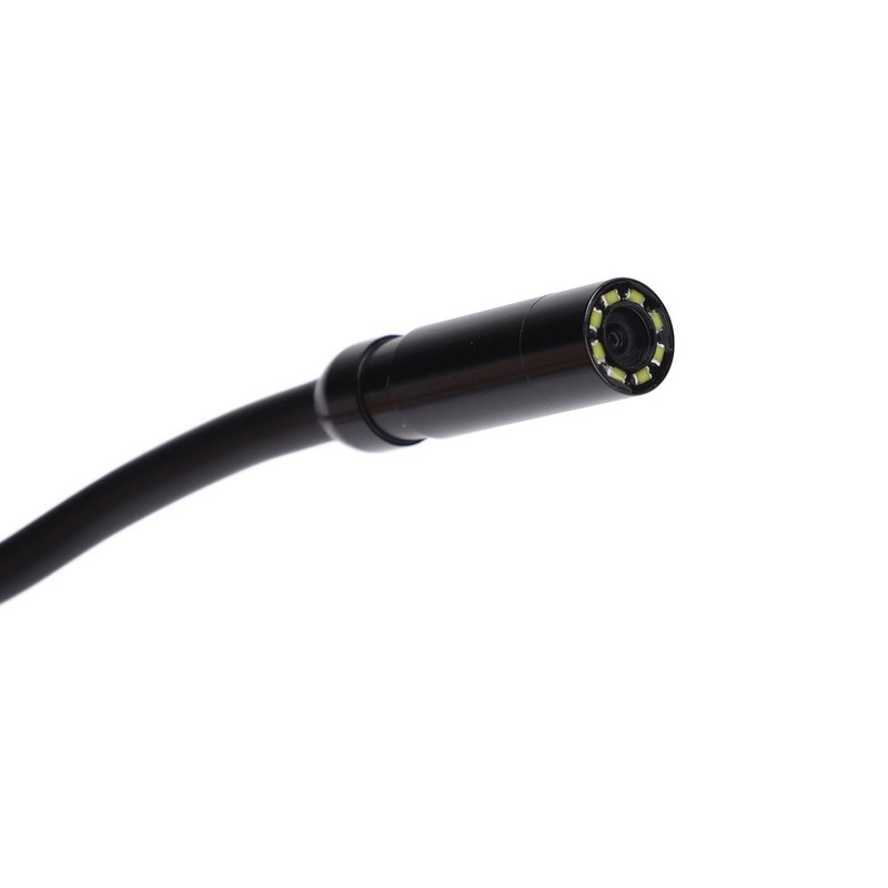 HD 8mm Lens Industrial Endoscope with 4.3in IPS Screen, 16.4ft