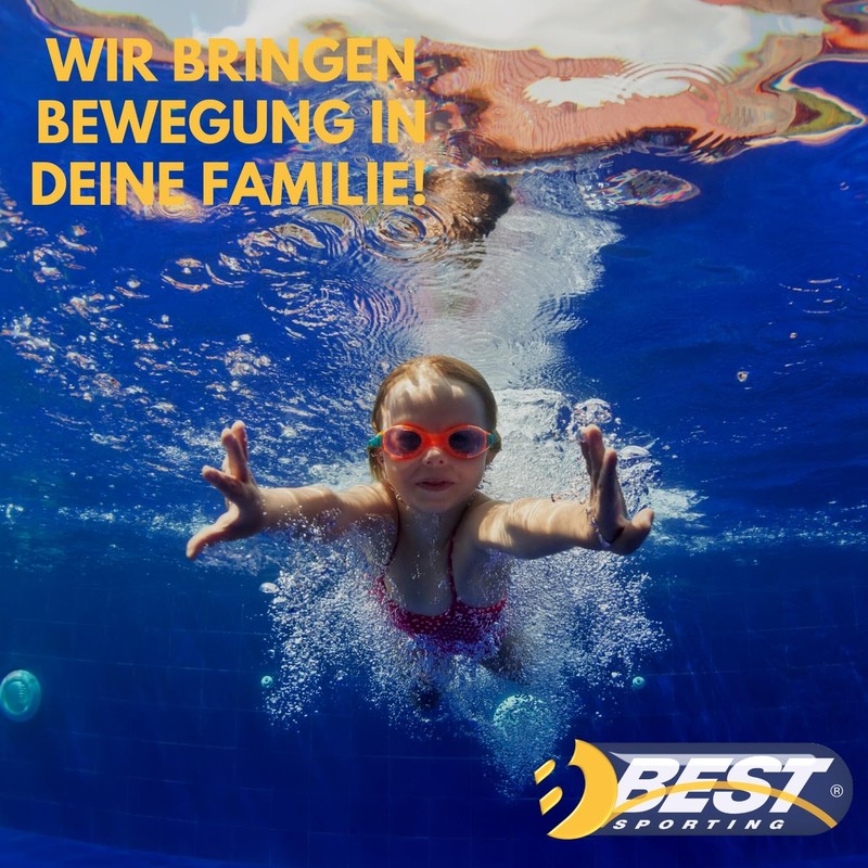 Best Sporting Schwimmbrille Sirocco, dunkelblau/transparent