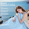 Cooling Comforter Queen Size, Cooling Blankets for Hot Sleepers and