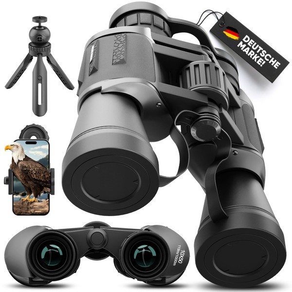 Adler Focus Binoculars Adult 10 x 50 for Beginners and
