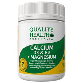 Quality Health Calcium D3 & K2 + Magnesium Tab X 100