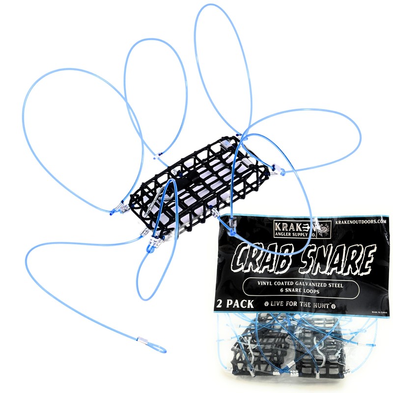 KRAKEN SUPPLY CO 3 Pack Crab Snare Trap Loop Trap