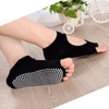 4 Pairs Women Low Rise Non Slip Yoga Toeless Socks