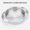 WishDirect Tuna Can Strainer Press, Stainless Steel Food-Grade Tuna Can
