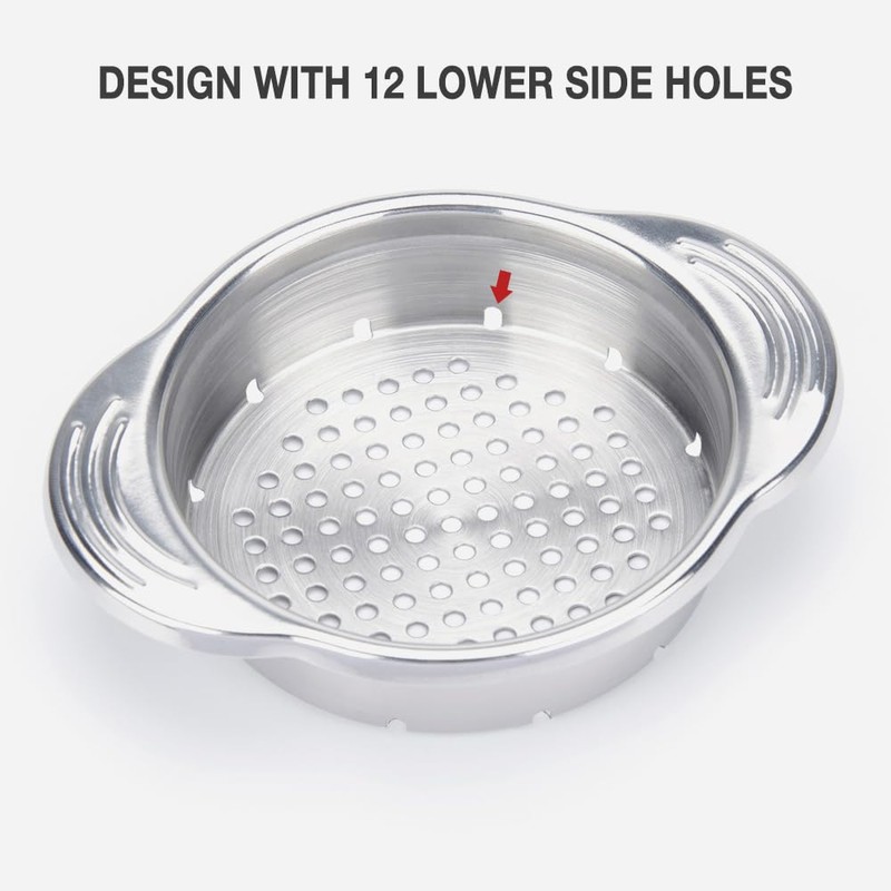 WishDirect Tuna Can Strainer Press, Stainless Steel Food-Grade Tuna Can