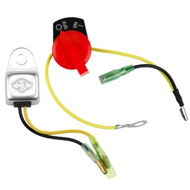 On Off Engine Stop Switch,Compatible with Honda GX120 GX160 GX200 GX240 GX270 GX340 GX390 Champion Predator,Key Kill Switch for Predator 212 (1Pc Engine Stop Switch&1 Pc Sensor)